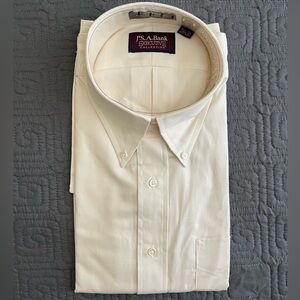 Jos. A. Bank Executive Collection Men's Ivory Dress Shirt